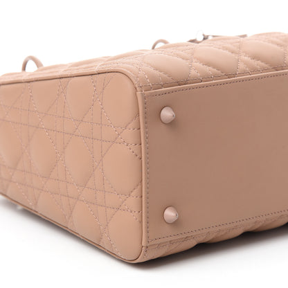 Christian Dior Ultra Matte Calfskin Cannage Medium Lady Dior Beige 6 of 10