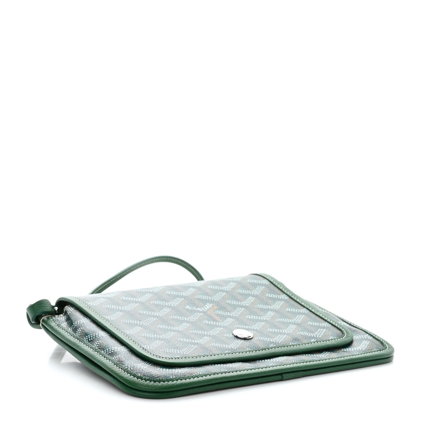 Goyardine Plumet Wallet Clutch Green