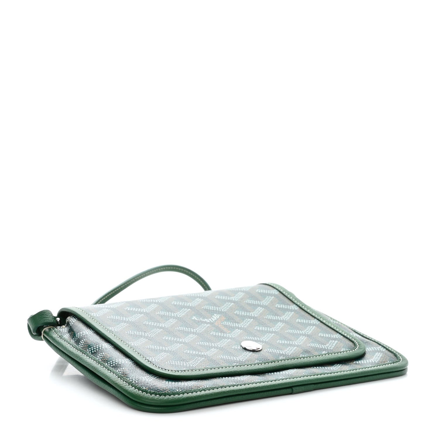 Goyard Goyardine Plumet Wallet Clutch Green 4 of 12