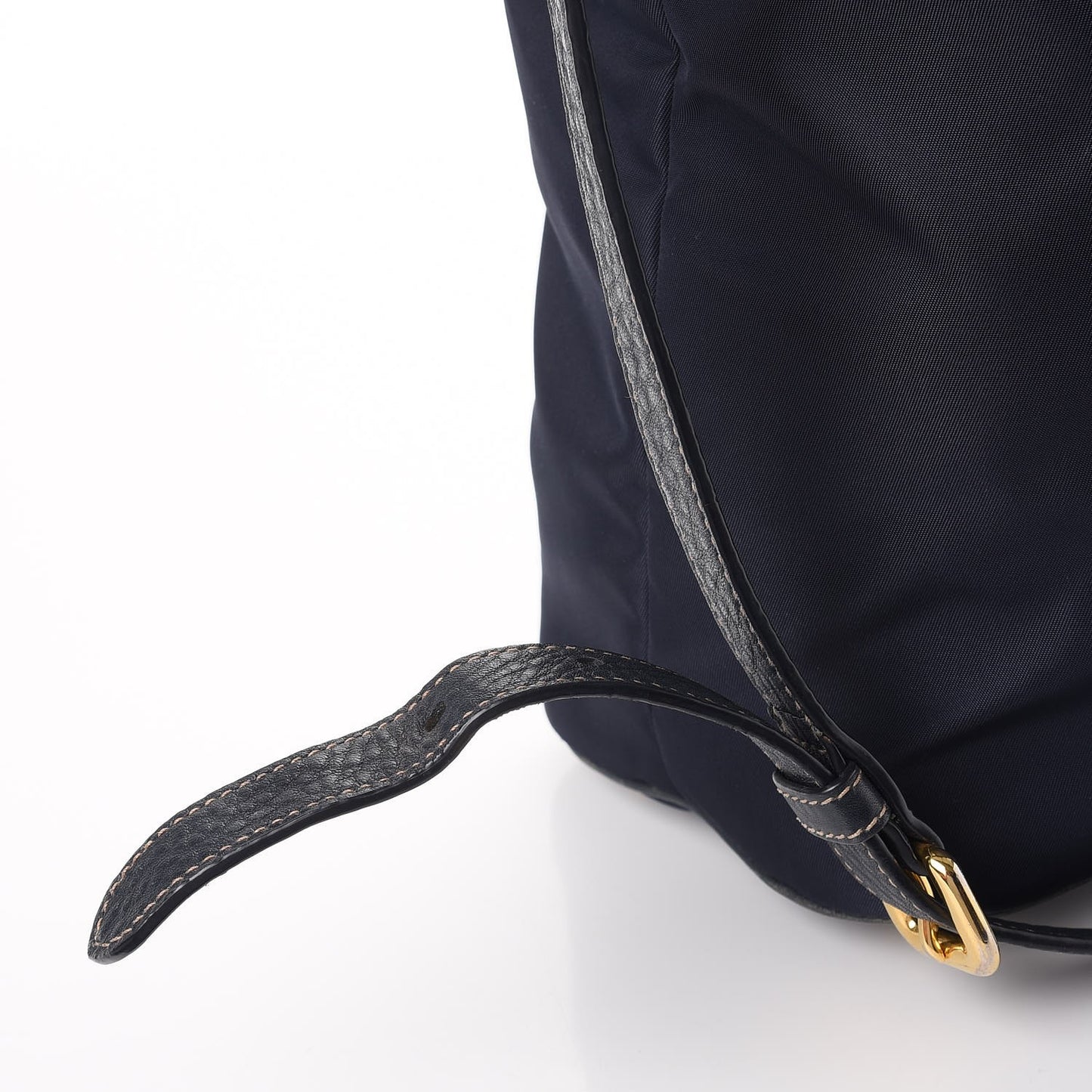Tessuto Nylon Vitello Daino Tote Blue