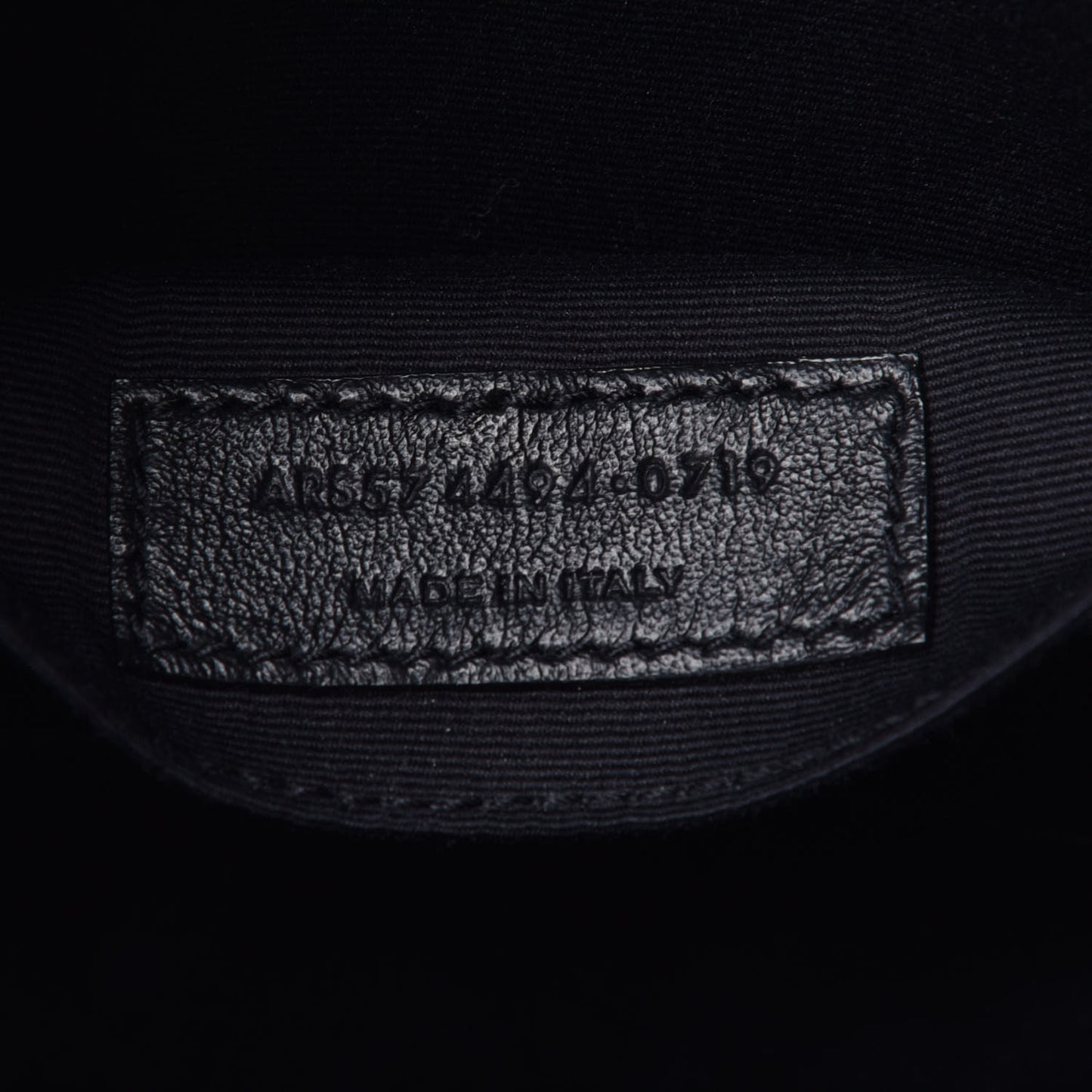 Calfskin Matelasse Monogram Lou Camera Bag Black