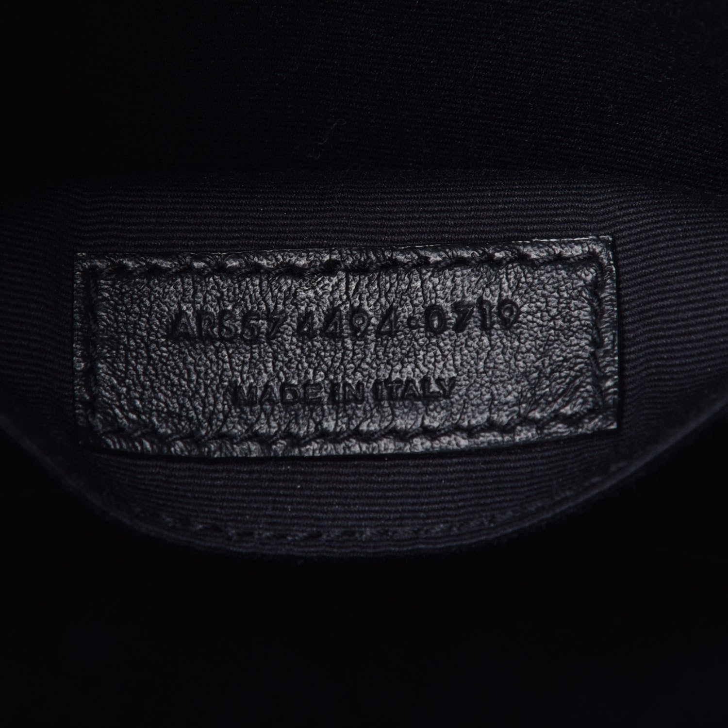 Saint Laurent Calfskin Matelasse Monogram Lou Camera Bag Black 7 of 9