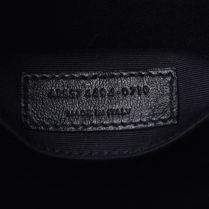Saint Laurent Calfskin Matelasse Monogram Lou Camera Bag Black 7 of 9