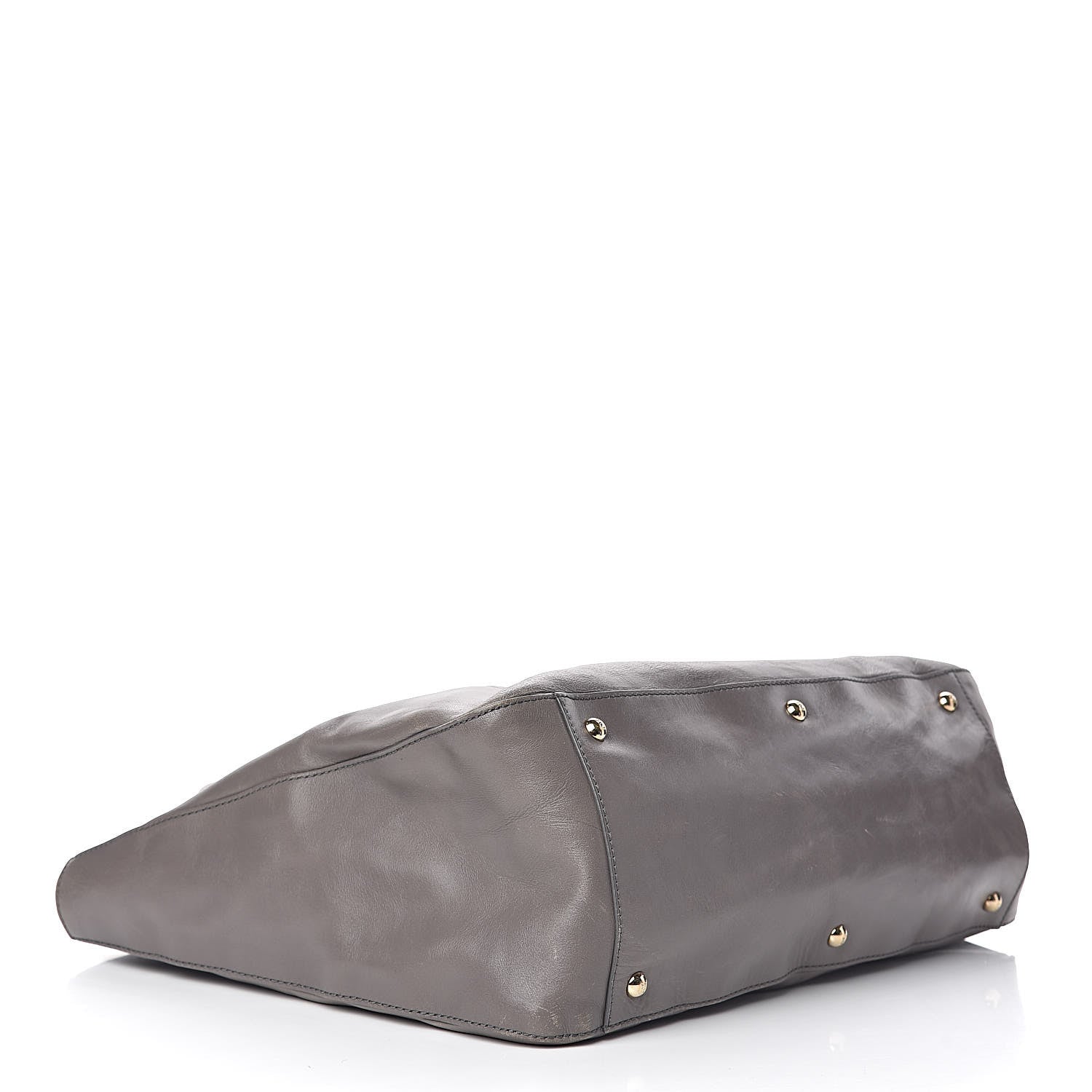 Fendi Vitello Acqua Large Twins Tote Grigio Scuro 4 of 16