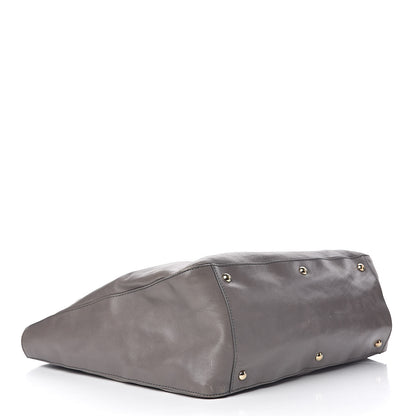 Fendi Vitello Acqua Large Twins Tote Grigio Scuro 4 of 16