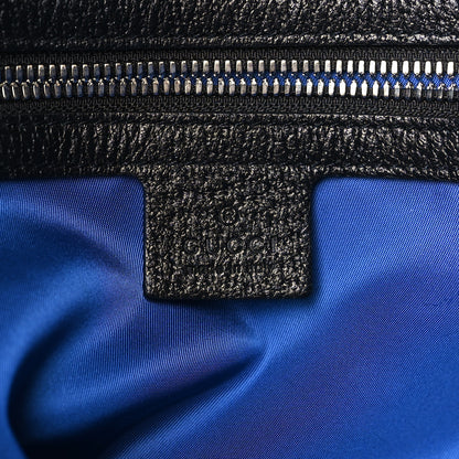 Gucci Econyl Nylon Monogram Off The Grid Utility Pocket Backpack Guilted Blue Black 6 of 9