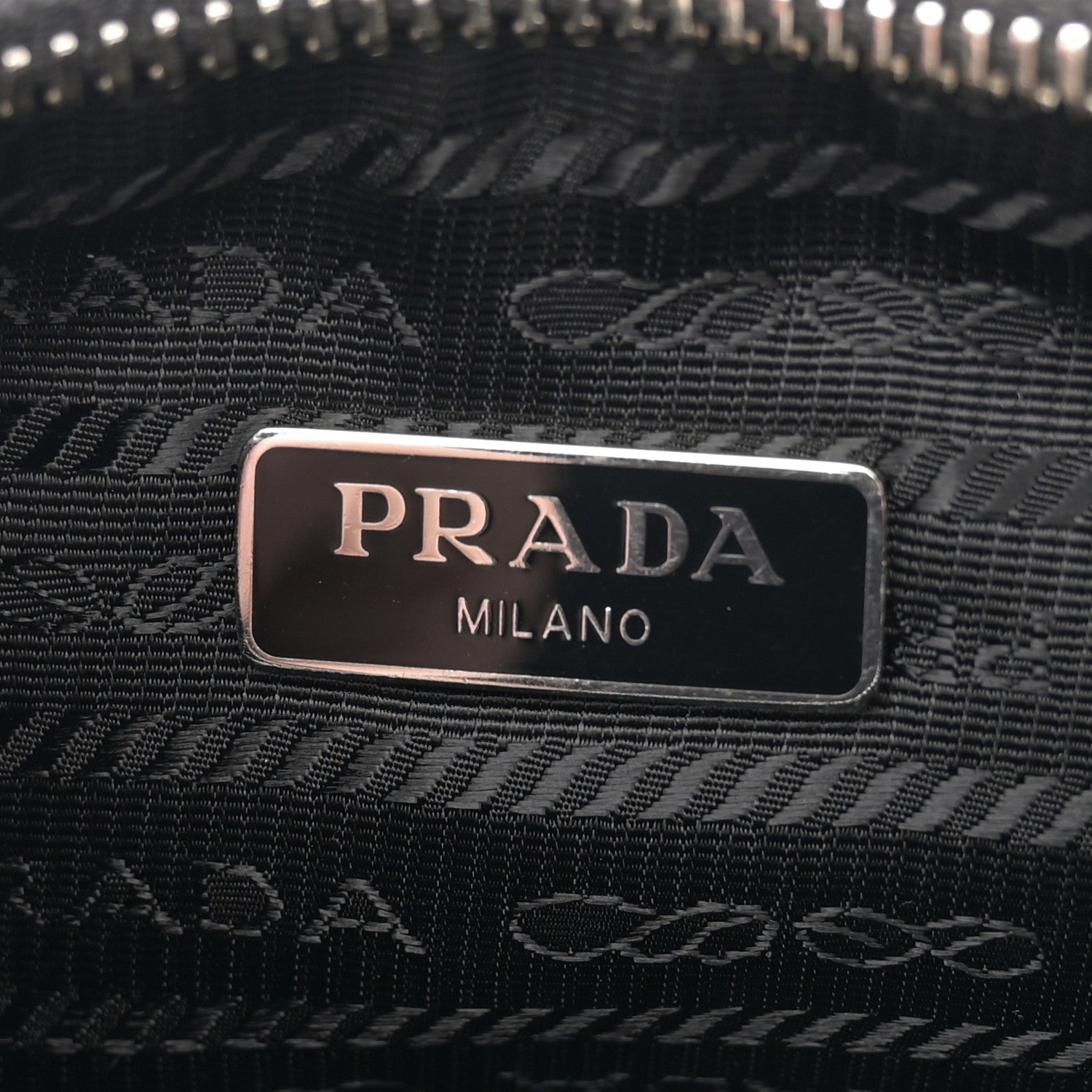 Prada Nylon Re-Edition 2005 Shoulder Bag Black 6 of 10