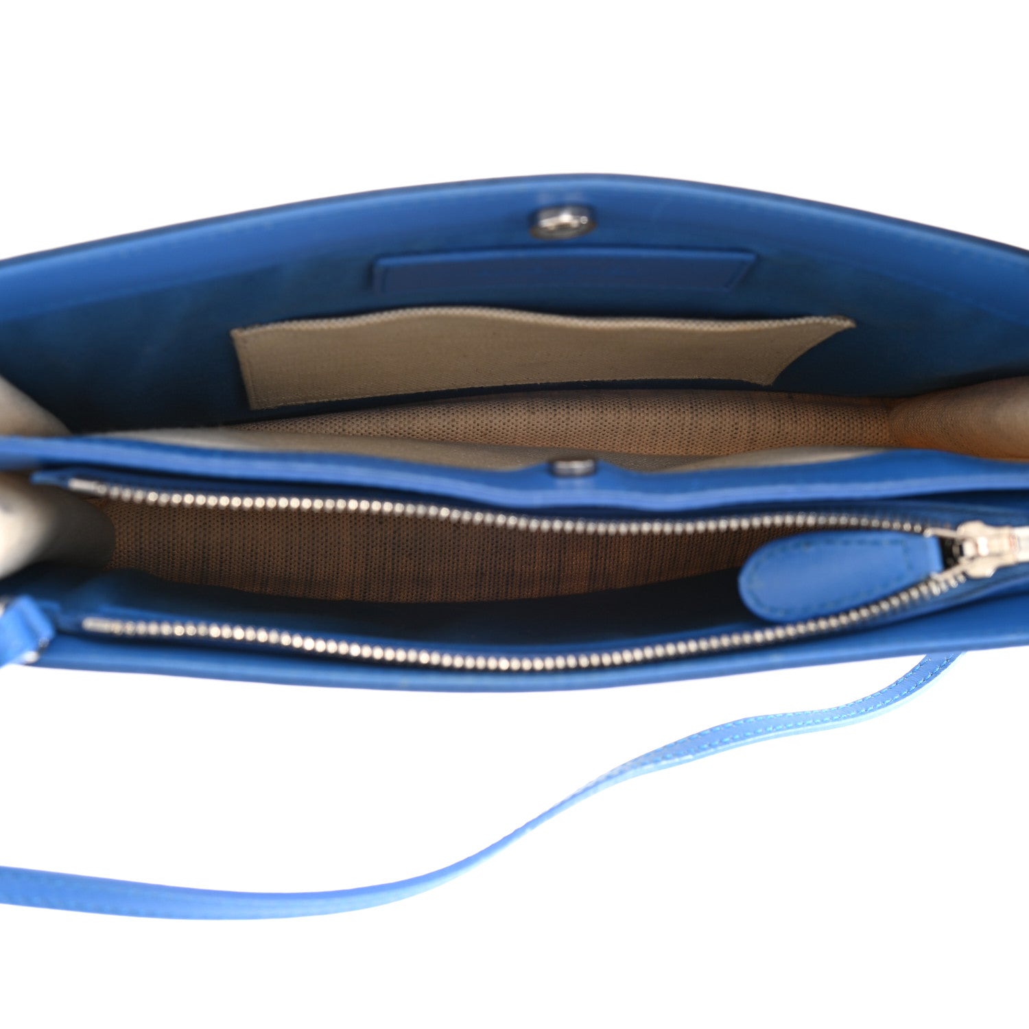 Balenciaga Cotton Canvas Pochette Crossbody Bag Bleu Pacifique 5 of 11