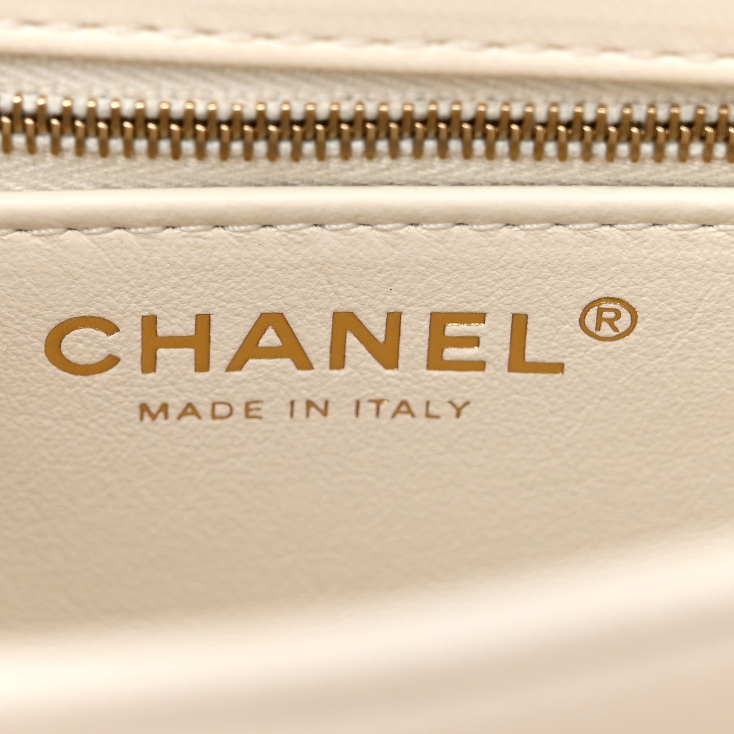 Chanel Lambskin Quilted Small Trendy Chain CC Flap Dual Handle Bag White 6 of 13