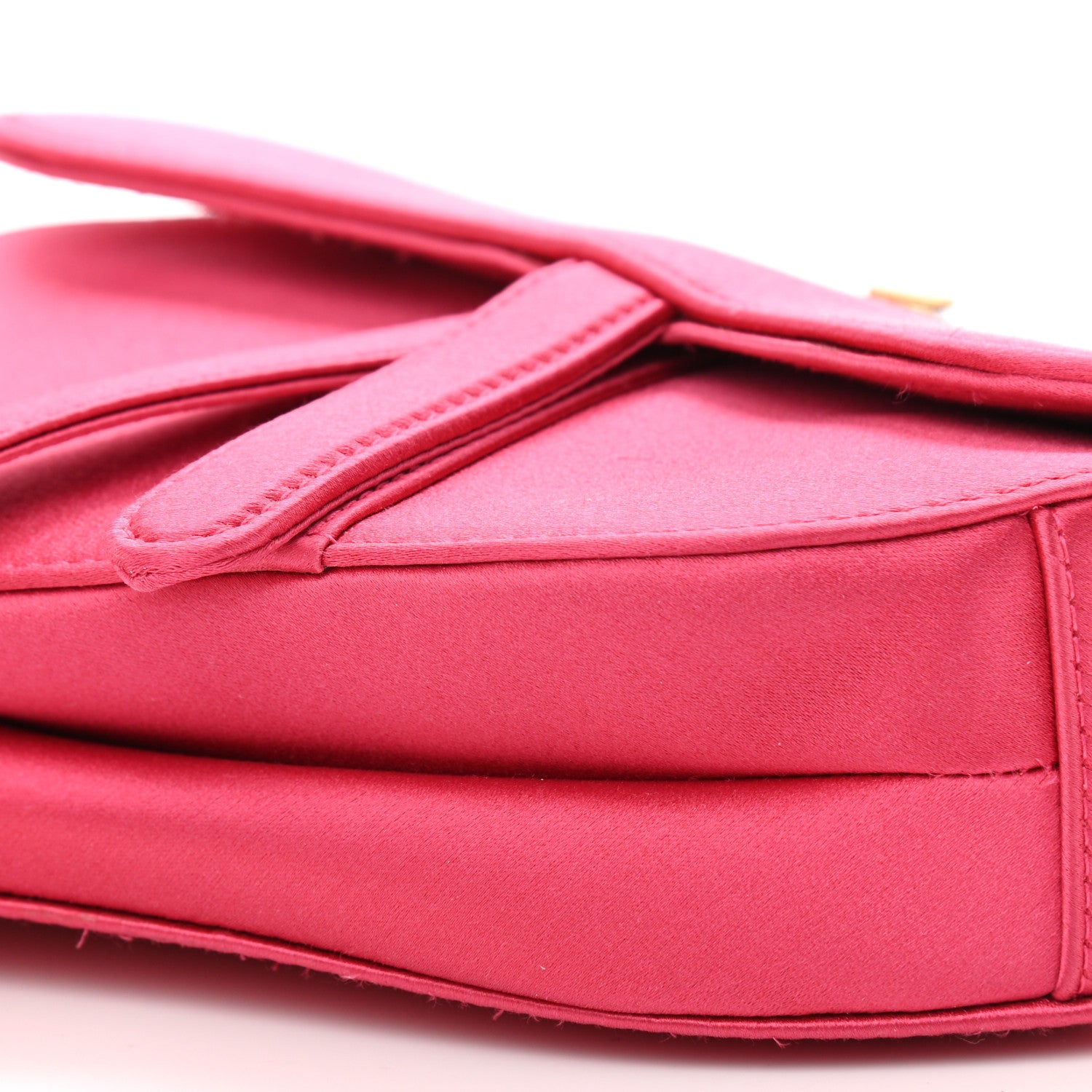 Christian Dior Satin Crystal Mini Saddle Bag Light Shock 9 of 9