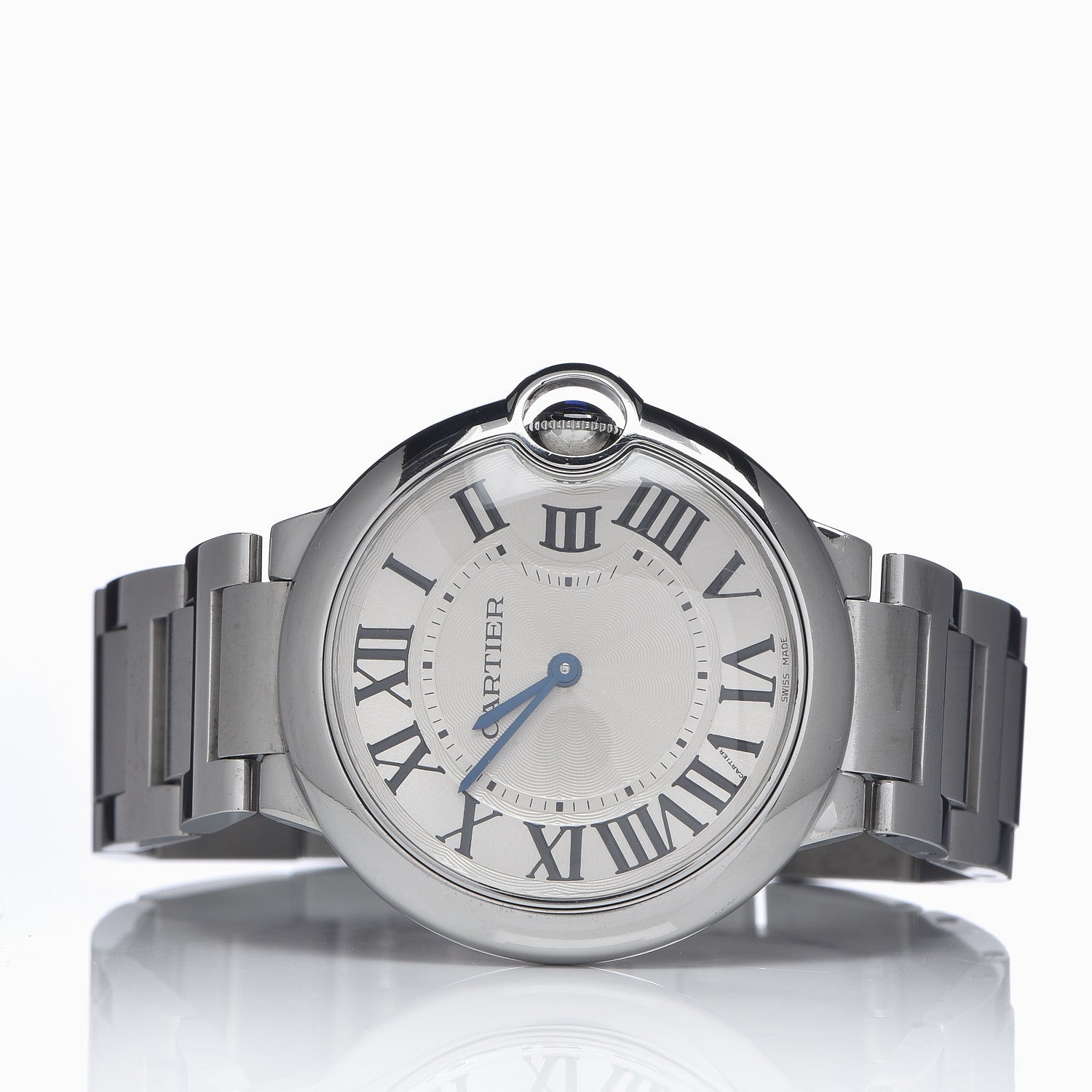 Cartier Stainless Steel 36mm Ballon Bleu De Quartz Watch 3 of 9