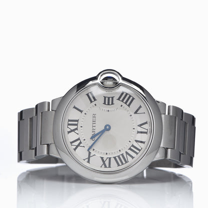 Cartier Stainless Steel 36mm Ballon Bleu De Quartz Watch 3 of 9
