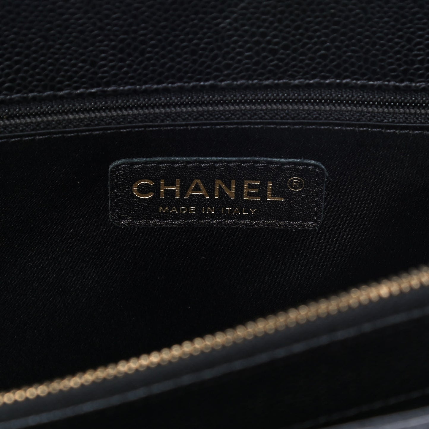 Caviar Quilted Grand Shopping Tote GST Black