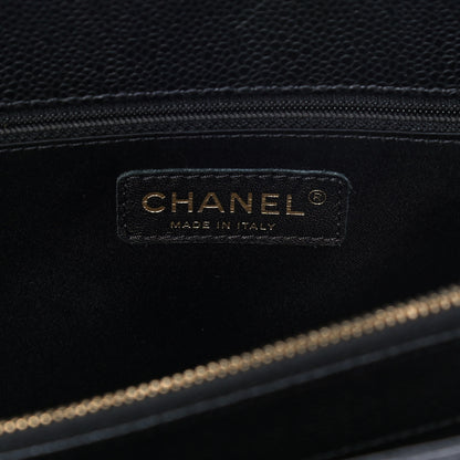 Chanel Caviar Quilted Grand Shopping Tote GST Black 6 of 15