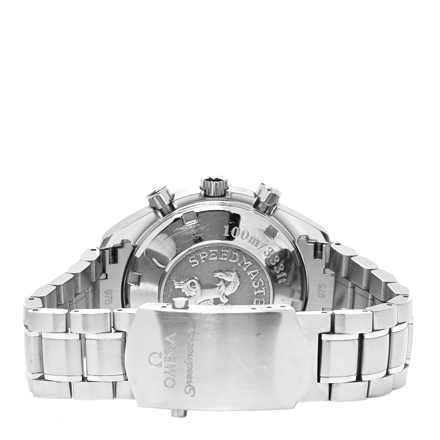 Stainless Steel 40mm Speedmaster Date Automatic Watch Black 3210.50