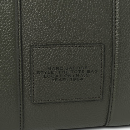 Marc Jacobs Grained Calfskin Small The Tote Bag Bronze Green 9 of 13