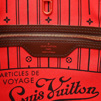 Louis Vuitton Damier Ebene Neverfull MM 6 of 10