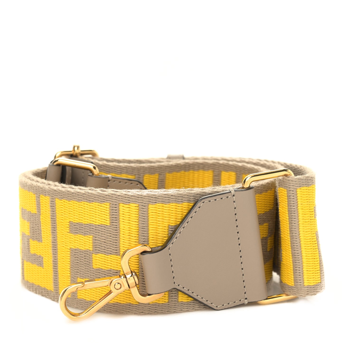 Ribbon Vitello King FF 1974 Adjustable Strap You Tortora Senape