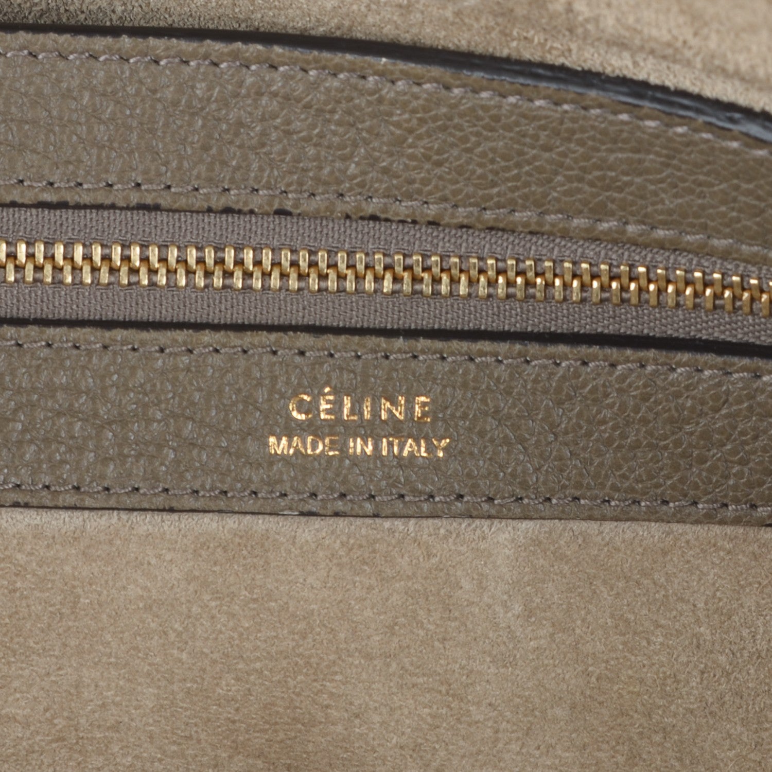 Celine Soft Grained Calfskin Medium Belt Cabas Phantom Souris 6 of 7