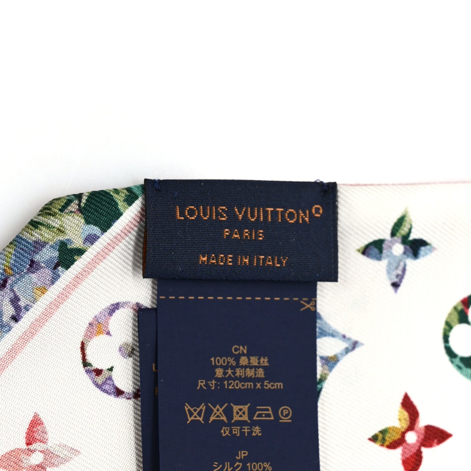 Louis Vuitton Silk Monogram LV Garden Bandeau Pink 3 of 4