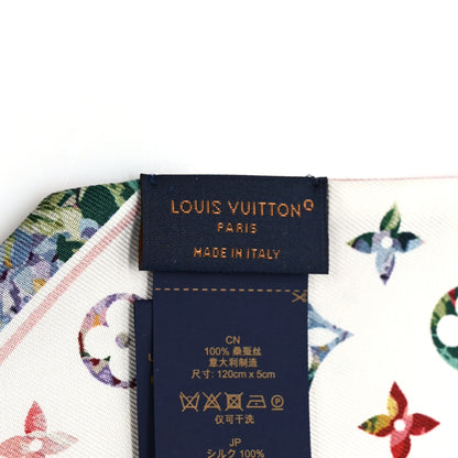 Louis Vuitton Silk Monogram LV Garden Bandeau Pink 3 of 4