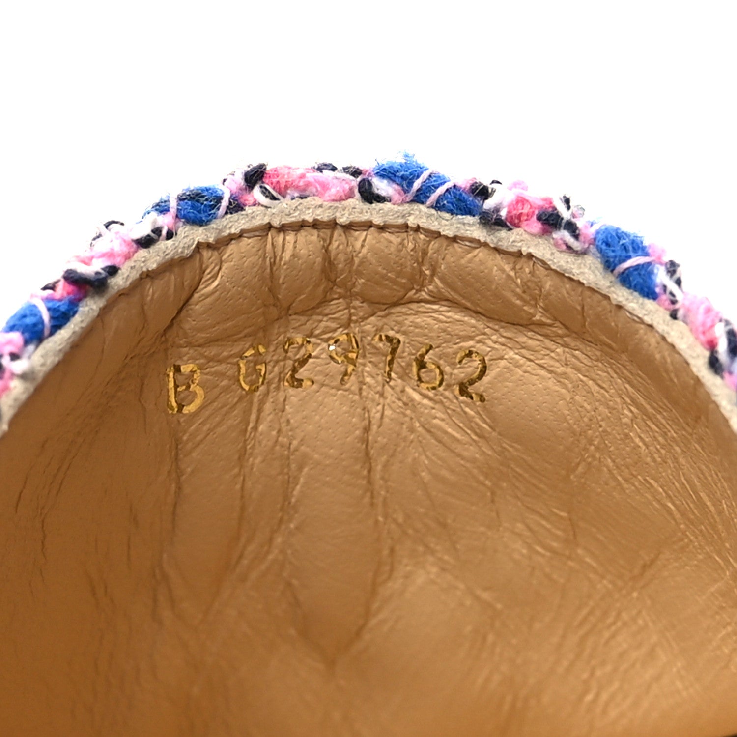 Chanel Tweed Grosgrain CC Espadrilles 40 Blue Pink Black White 6 of 9