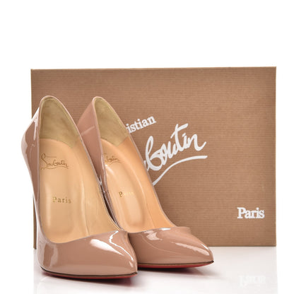 Christian Louboutin Patent Pigalle 120 Pumps 39.5 Nude 10 of 10
