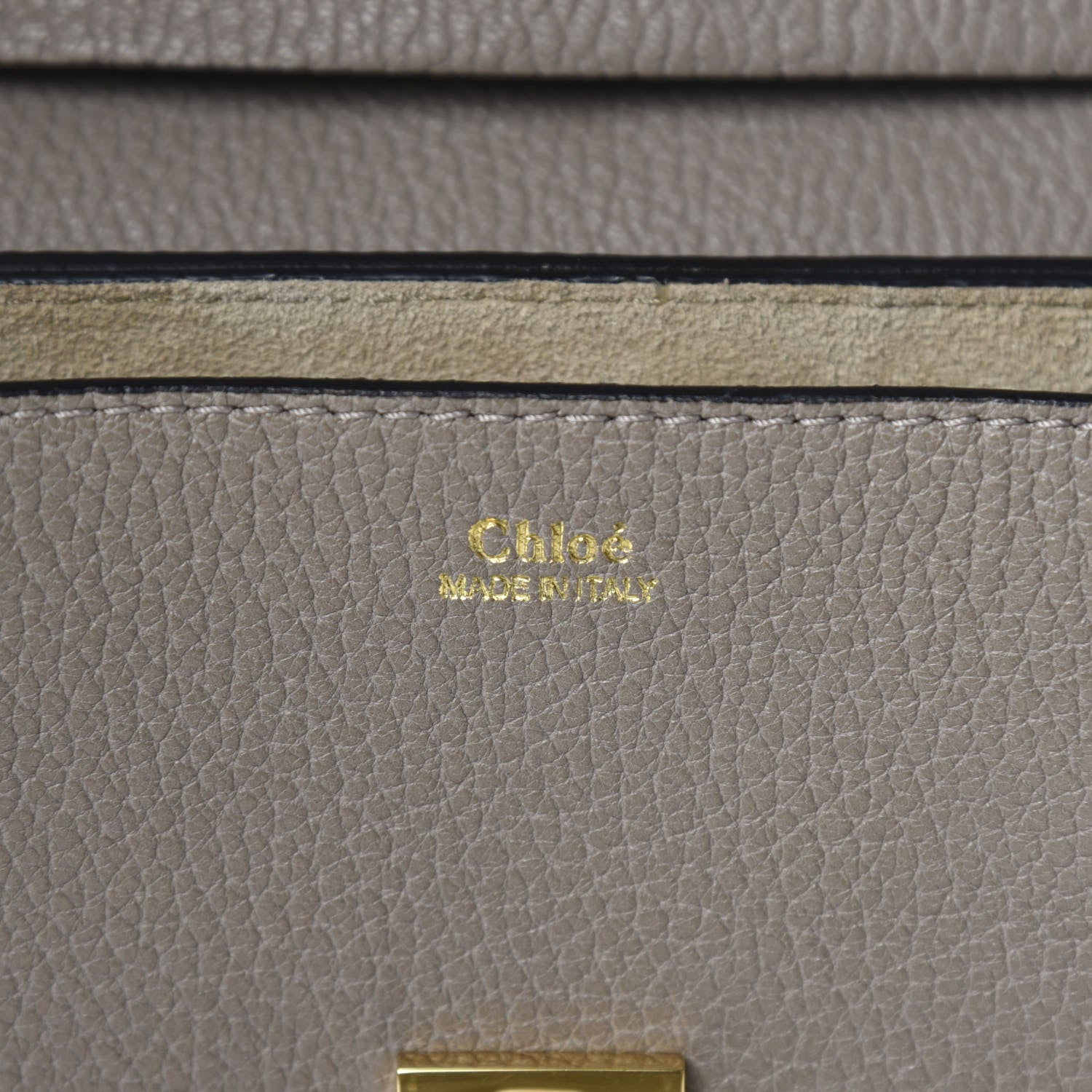 Chloe Grained Lambskin Drew Shoulder Bag Motty Grey 8 of 10