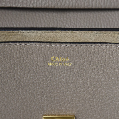 Chloe Grained Lambskin Drew Shoulder Bag Motty Grey 8 of 10