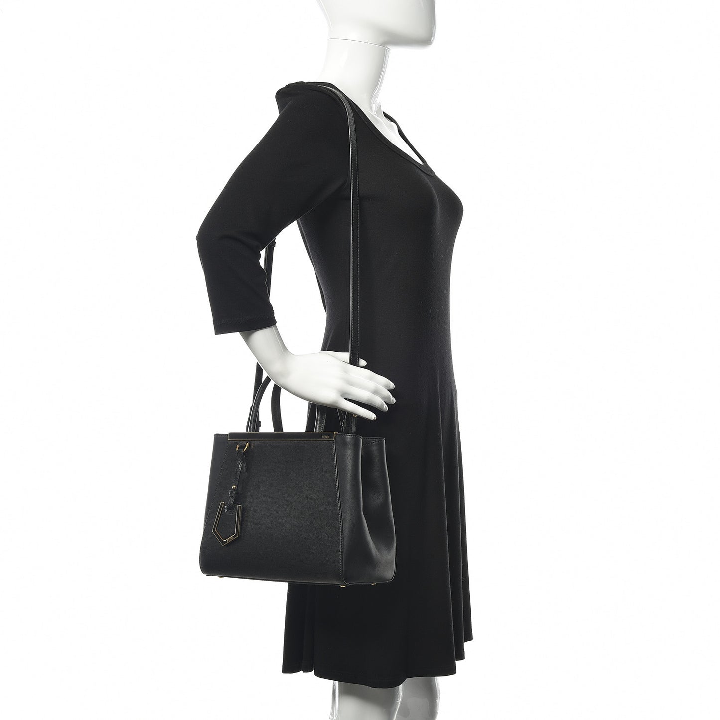 Vitello Elite Petite 2Jours Tote Black