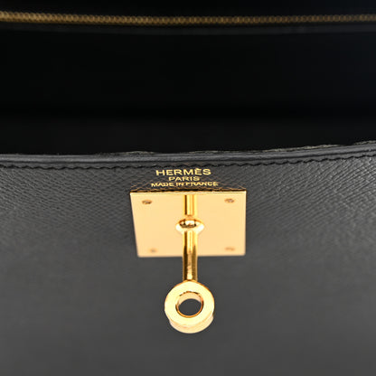 Hermes Epsom Kelly Sellier 28 Black 11 of 12