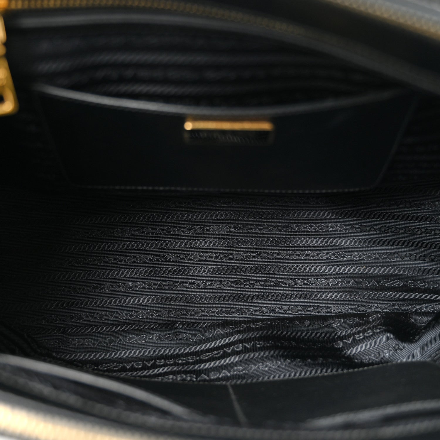 Prada Saffiano Medium Galleria Double Zip Tote Black 5 of 15