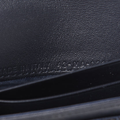 Christian Dior Oblique Saddle Card Holder Blue 6 of 7