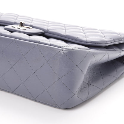 Chanel Lambskin Quilted Jumbo Double Flap Light Purple 12 of 15