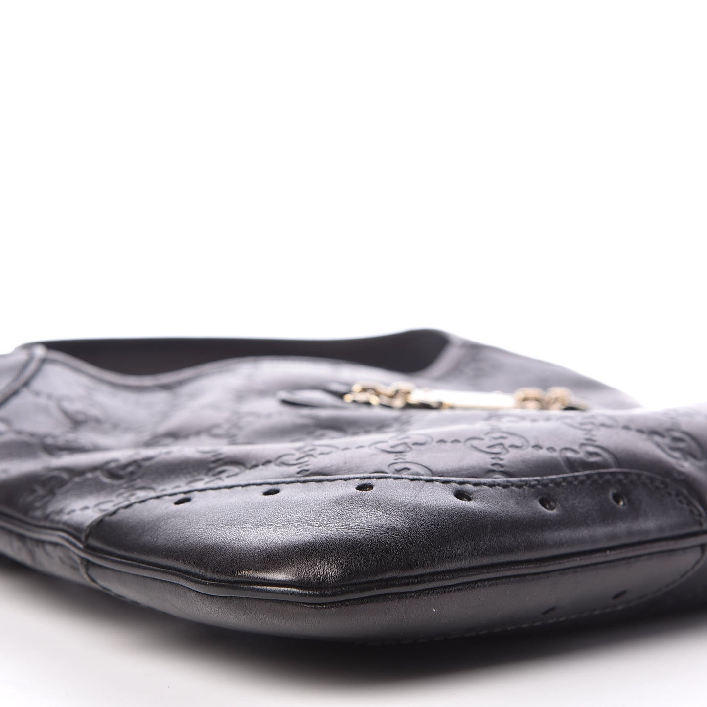 Guccissima Punch Hobo Black