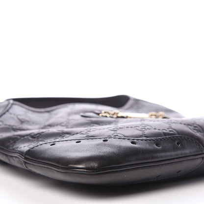 Gucci Guccissima Punch Hobo Black 8 of 15