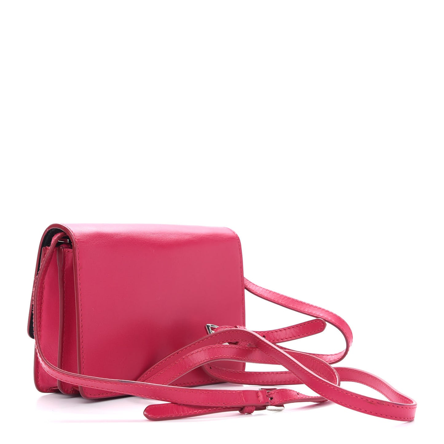 City Calf Flap Crossbody Magenta