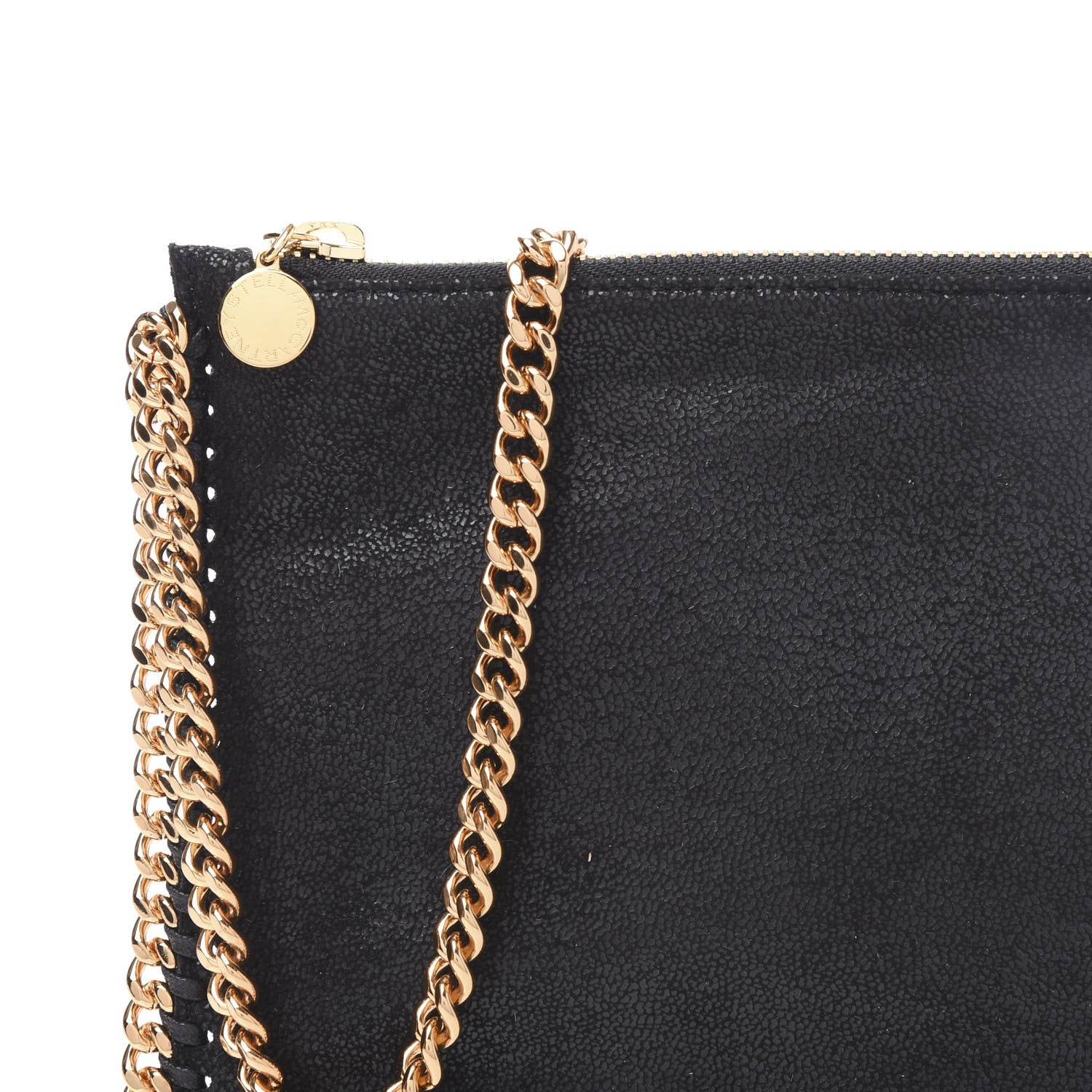 Stella McCartney Shaggy Deer Falabella Clutch Black 7 of 10