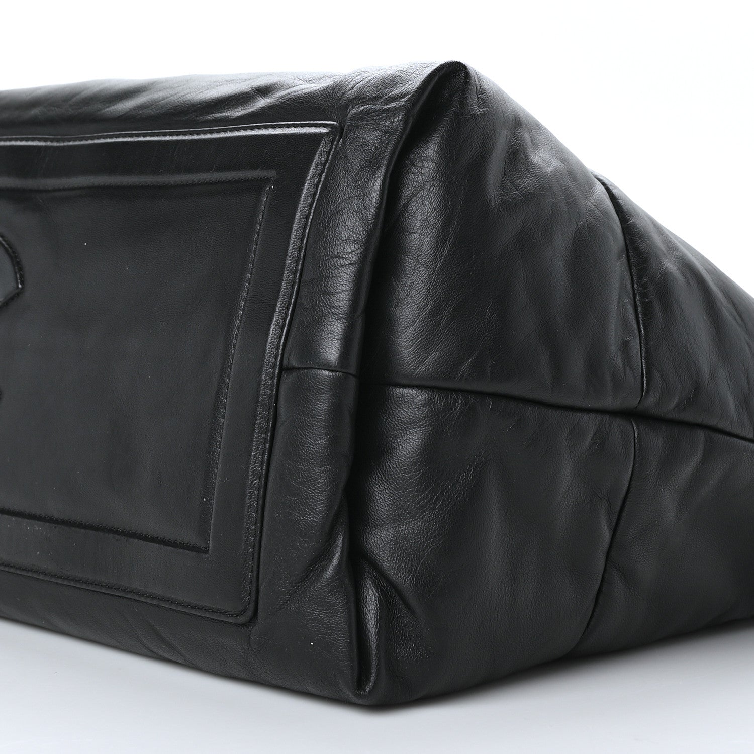 Chanel Lambskin Quilted Medium Coco Cocoon Reversible Tote Black 11 of 14