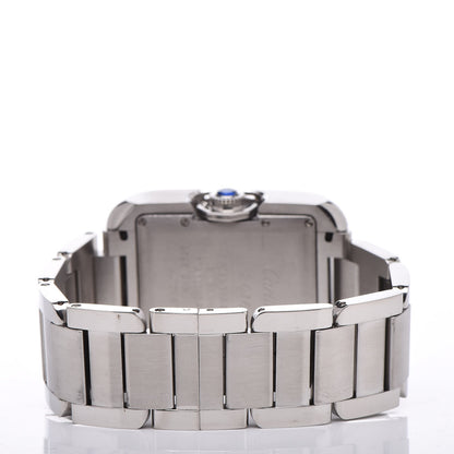 Cartier Stainless Steel 30mm Tank Anglaise Automatic Watch 4 of 6