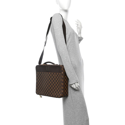 Louis Vuitton Damier Ebene Porte Ordinateur Sabana Computer Case 2 of 9