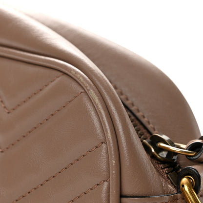 Gucci Calfskin Matelasse Small GG Marmont Chain Shoulder Bag Porcelain Rose 12 of 12