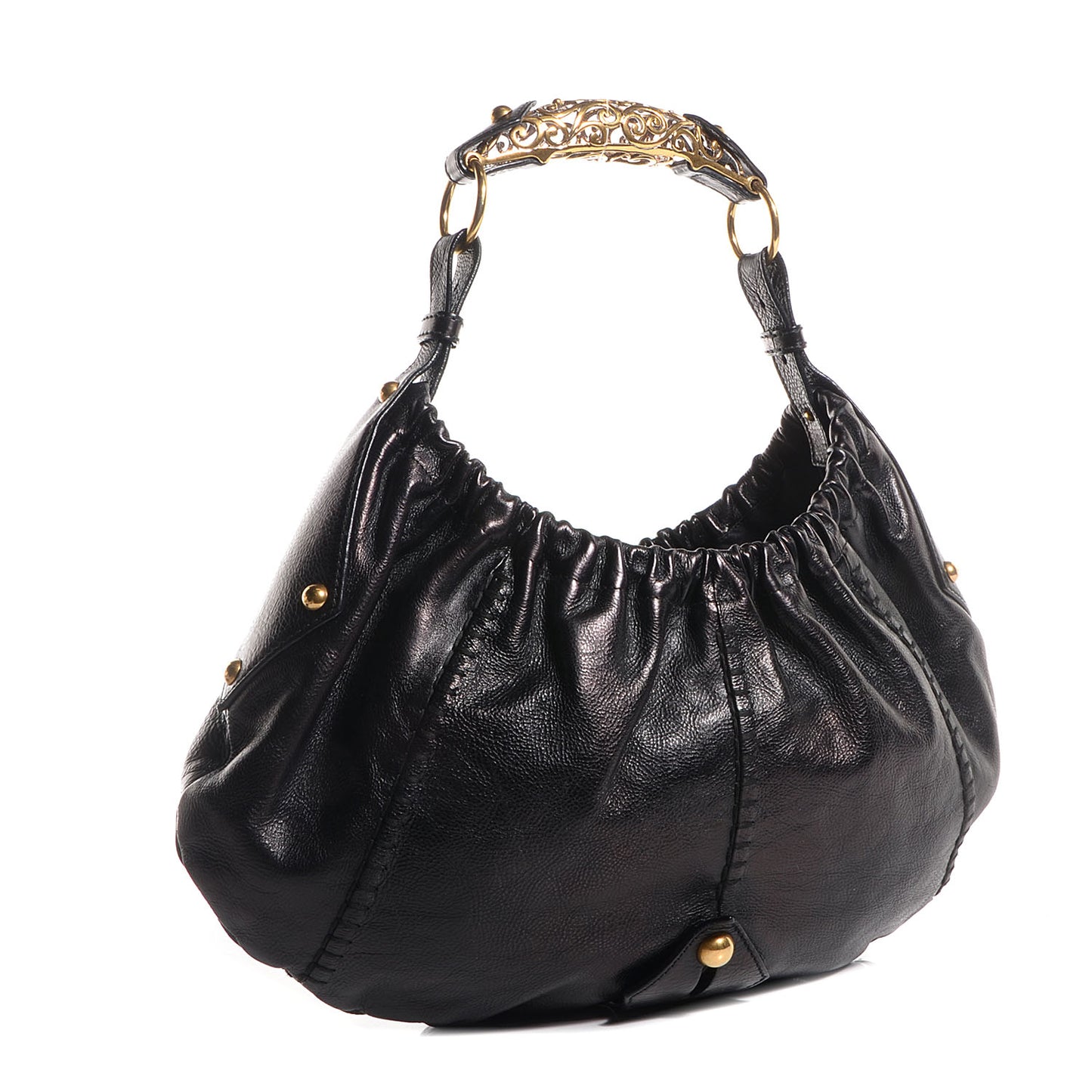 Calfskin Vincennes Mombasa Hobo Black