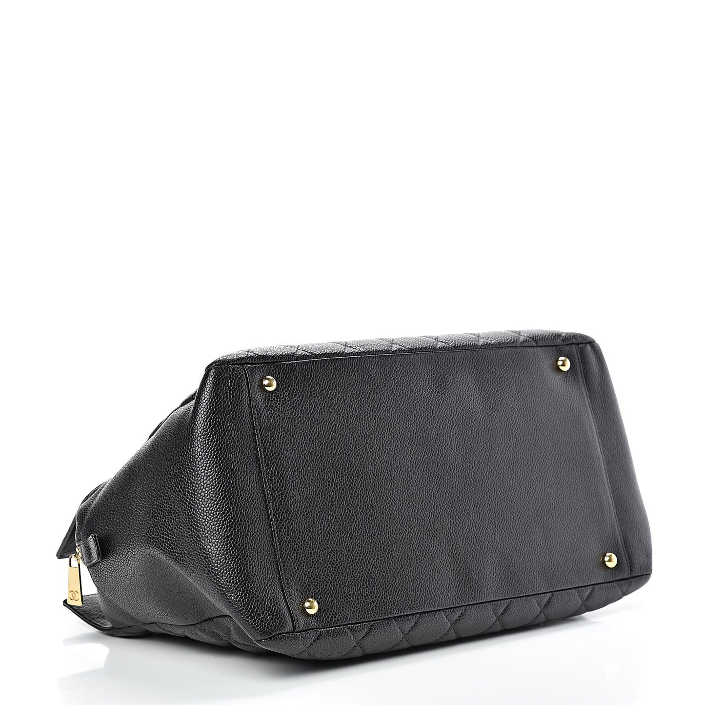 Caviar Quilted Grand Timeless Tote GTT Black
