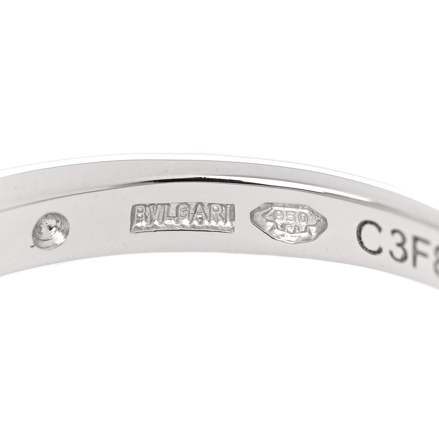 Platinum Diamond Fedi Wedding Band Ring 46 3.75