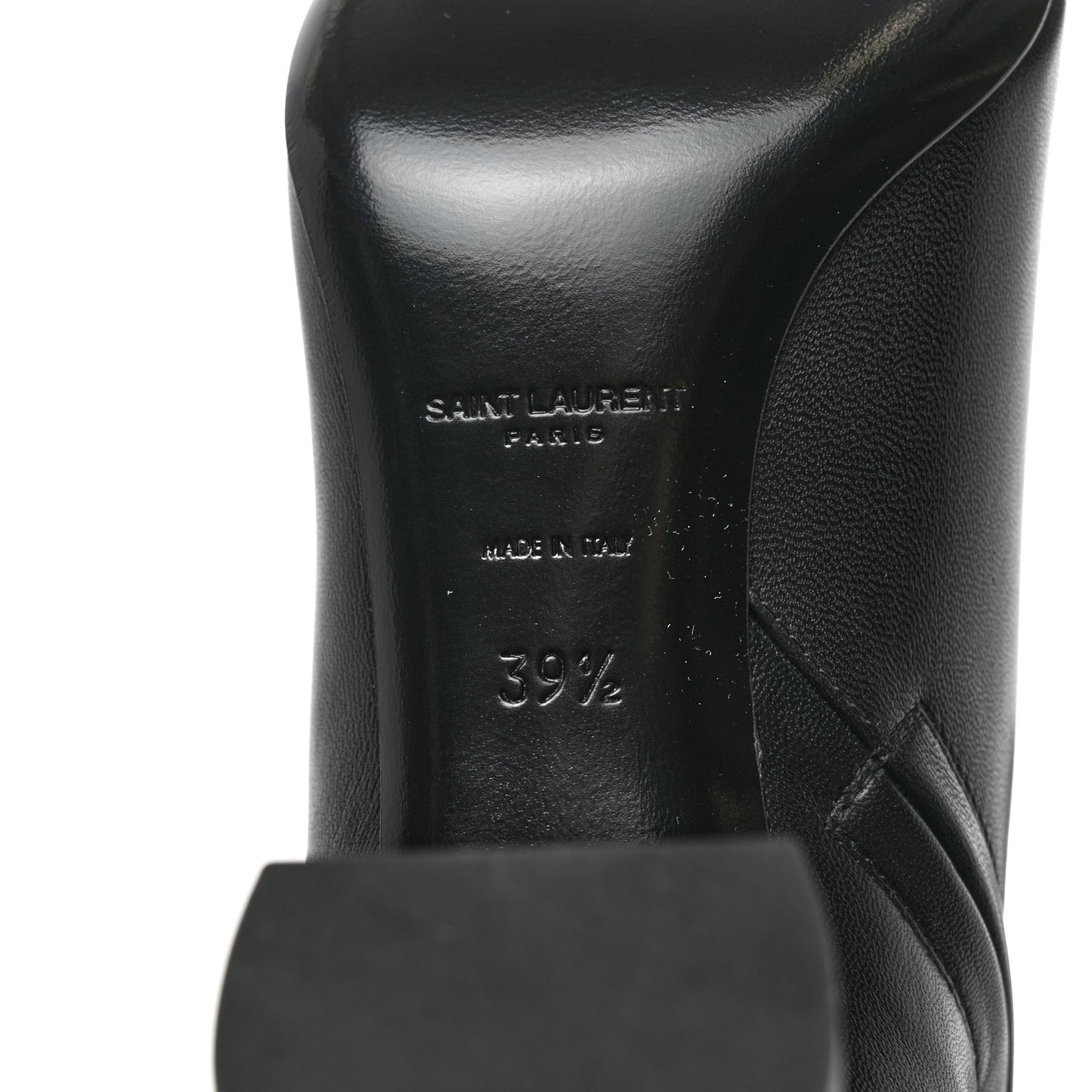 Nappa Vendome Loulou Ankle Zip Boots 39.5 Black