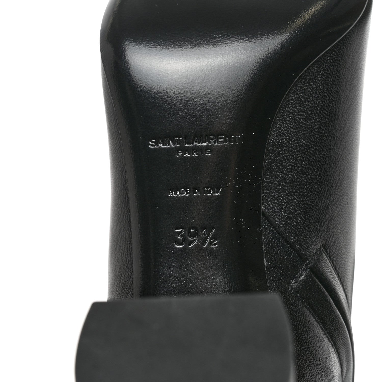 Saint Laurent Nappa Vendome Loulou Ankle Zip Boots 39.5 Black 6 of 9