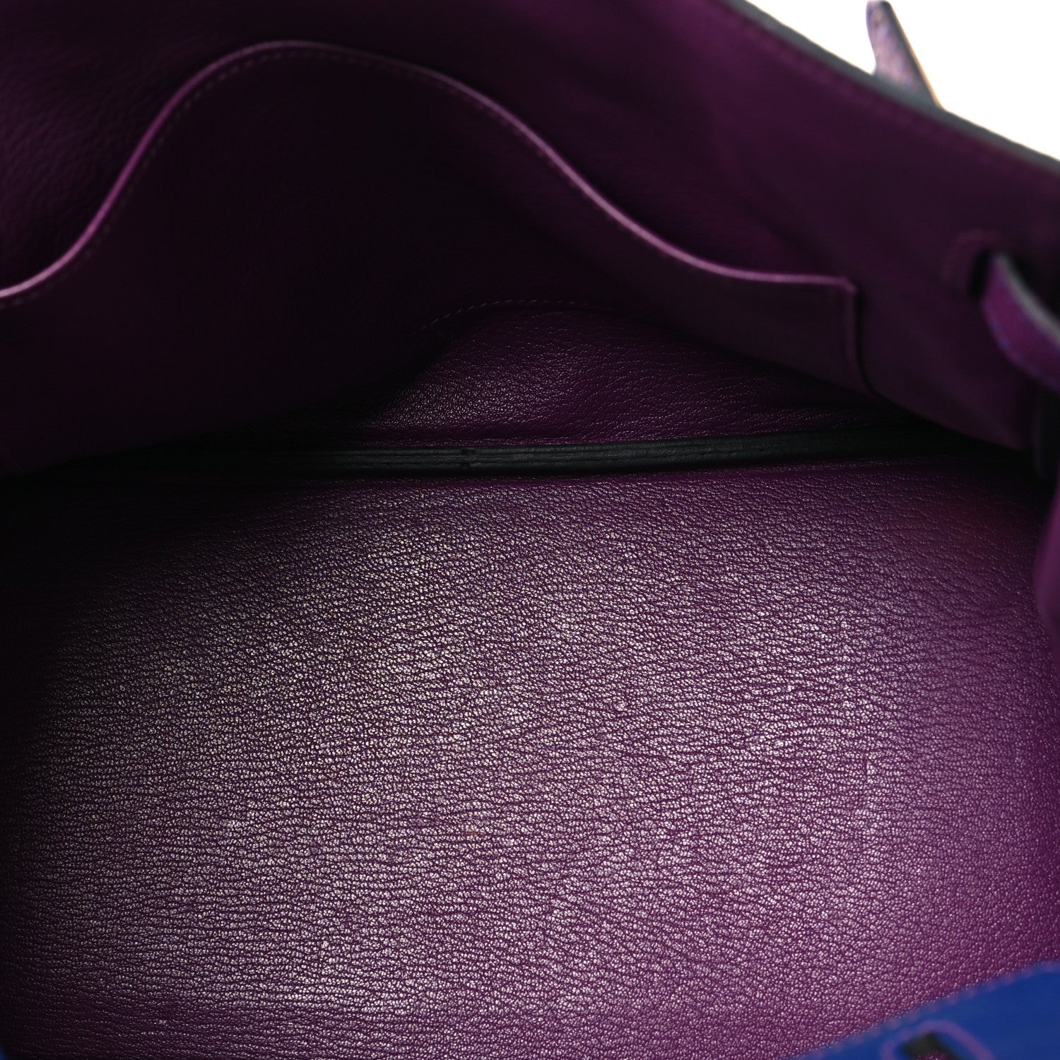 Hermes Togo Horseshoe Birkin 30 Blue Electrique Anemone 5 of 12