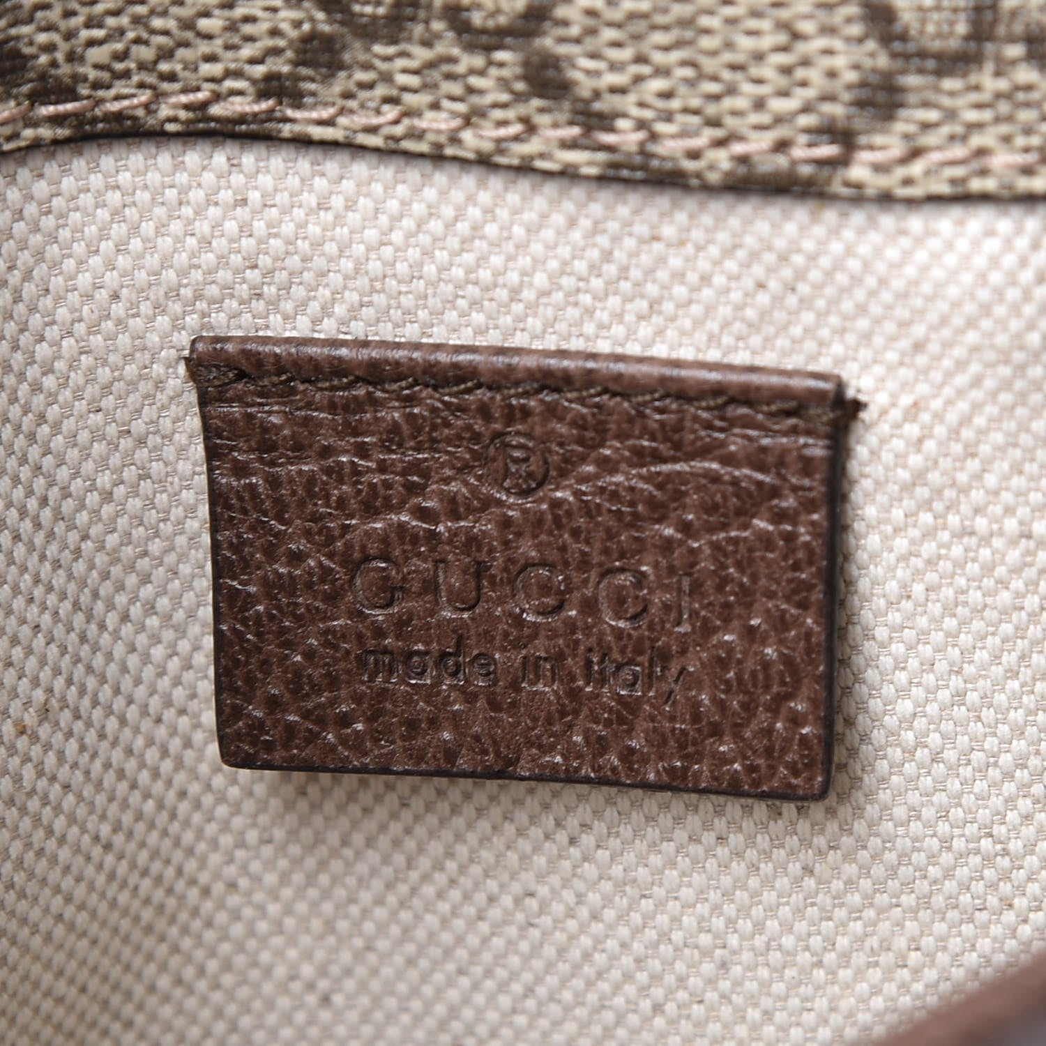 Gucci GG Supreme Monogram Neo Vintage Web Belt Bag Brown 6 of 7