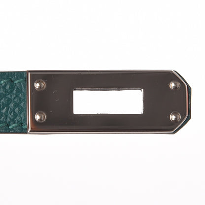 Hermes Epsom Kelly Pochette Clutch Malachite 7 of 24